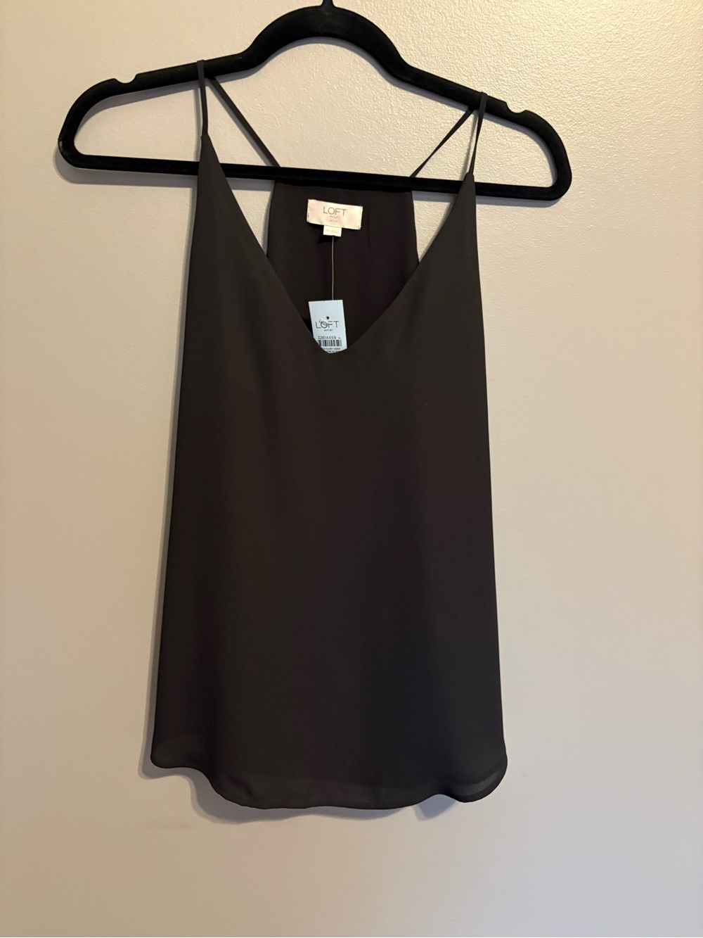 LOFT Black V-Neck Spaghetti Strap Camisole
